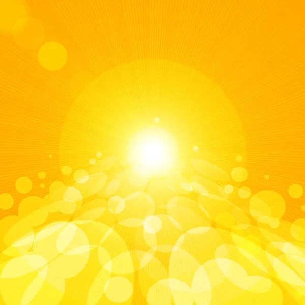 Slunce Paprsky Abstraktní Pozadí Ilustrace — Stock fotografie