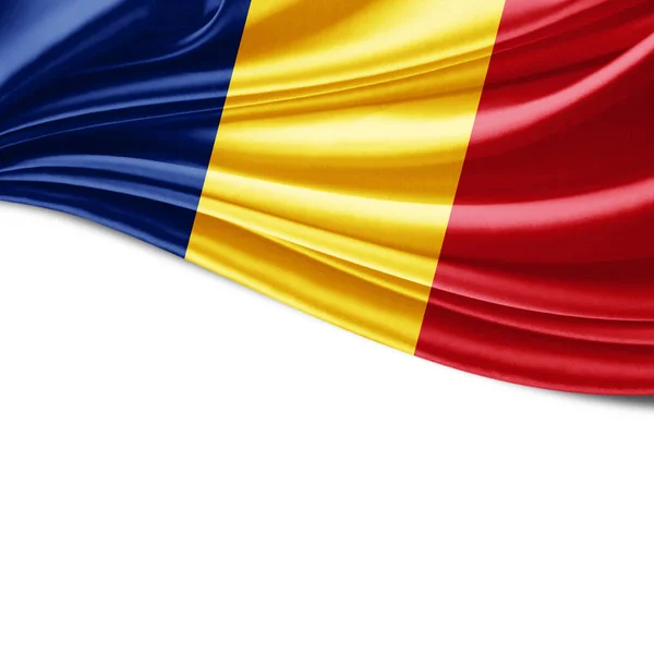 Σημαία Της Ρουμανίας Αντίγραφο Χώρο Για Κείμενο Απεικόνιση — Φωτογραφία Αρχείου
