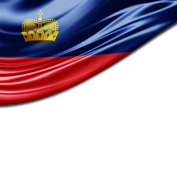 Flaga Liechtensteinu Kopia Miejsce Twój Tekst Ilustracje — Zdjęcie stockowe