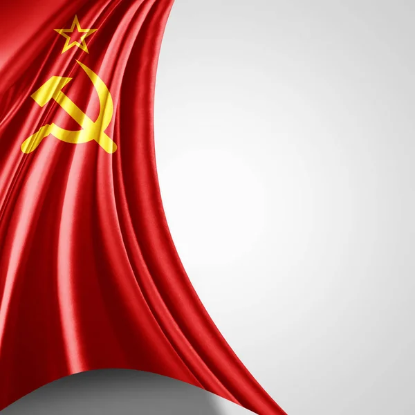 Bandera Ussr Con Espacio Copia Para Texto Ilustración — Foto de Stock