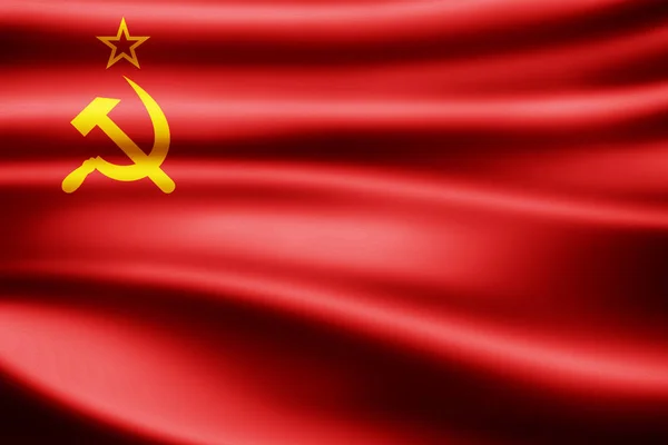 Flagge Von Ussr Mit Kopierplatz Für Ihren Text Illustration — Stockfoto