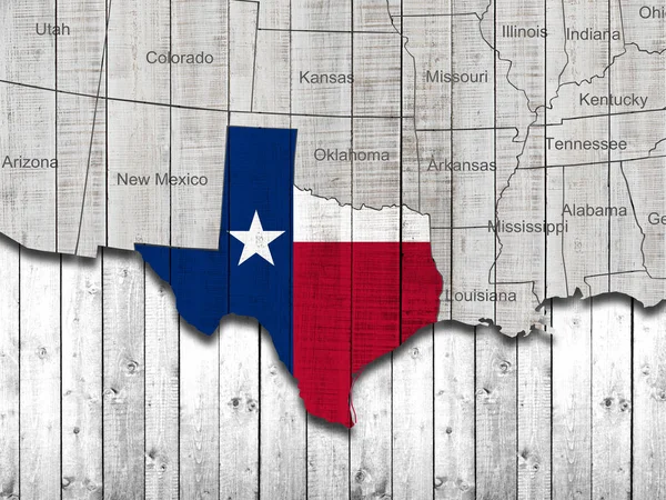 Texas   flag with copy space for your text or images