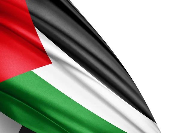 Flagga Palestina Med Kopia Utrymme För Din Text Illustration — Stockfoto