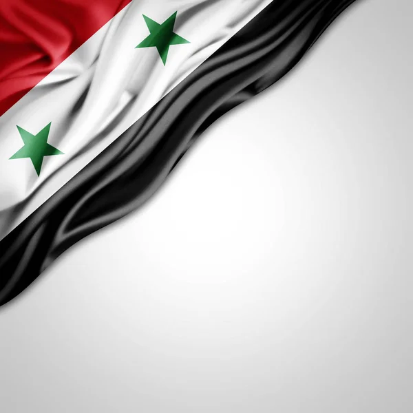 Flag Syria Copy Space Your Text Illustration — Stock Photo, Image