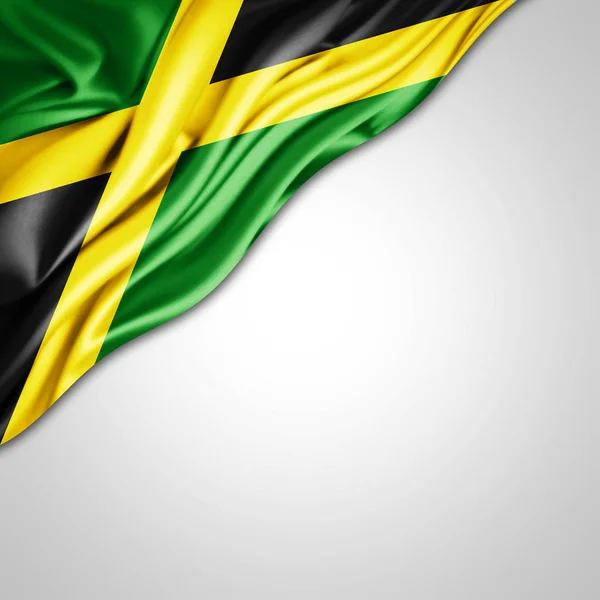 Flag Jamaica Copy Space Your Text Illustration — Stock Photo, Image