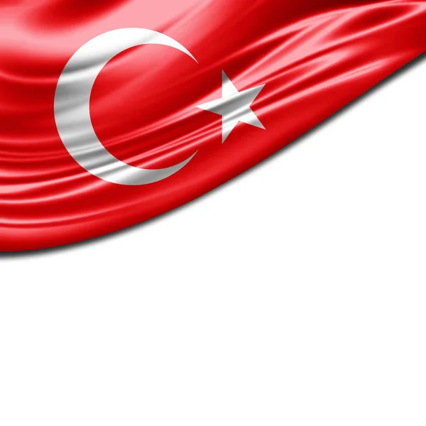Flagge Der Türkei Mit Kopierplatz Für Ihren Text Illustration — Stockfoto