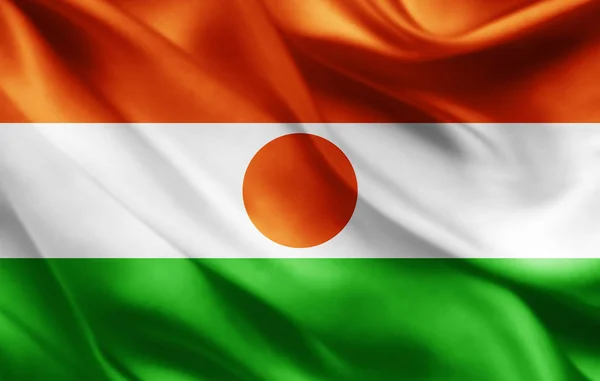 Drapeau Niger Avec Espace Copie Pour Votre Texte Illustration — Photo