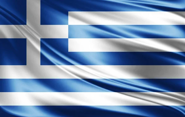 Прапор Греції Копією Простір Вашої Ілюстрації Тексту — стокове фото