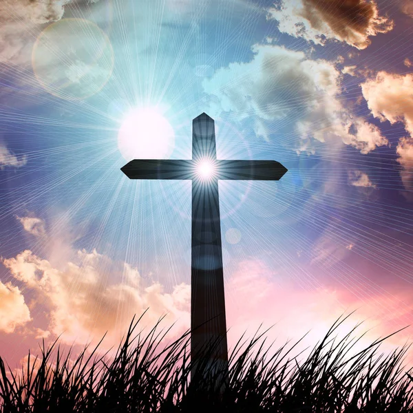 Cross Sign Religious Concept — Stock Photo, Image