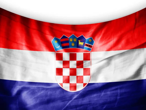 Drapeau Croatie Avec Espace Copie Pour Votre Texte Illustration — Photo