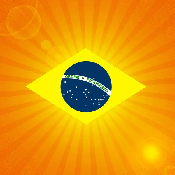 Brazil Flag Copy Space Your Text Images — Stock Photo, Image