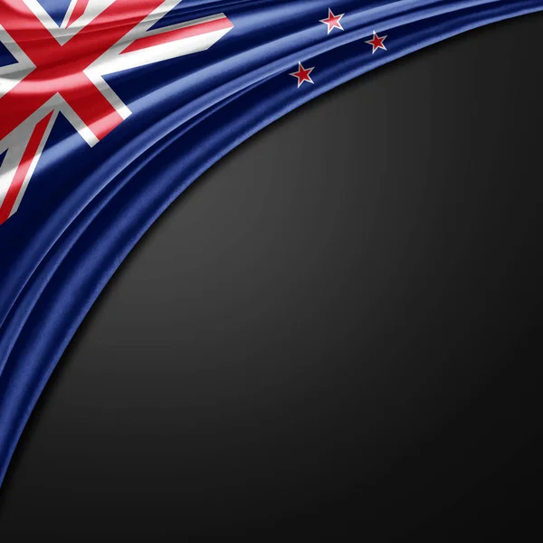 Flag New Zealand Copy Space Your Text Illustration — Stock Photo, Image