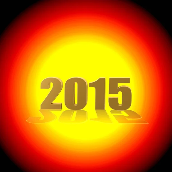 2015 Szám Újévi Kártya Háttér — Stock Fotó