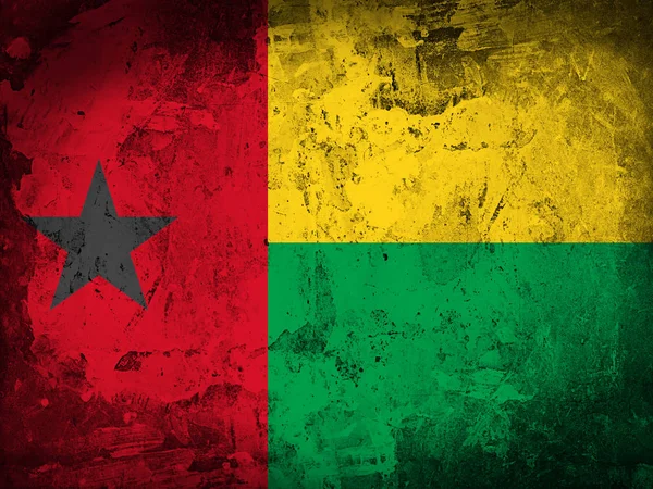 Bandera Guinea Bissau Con Espacio Copia Para Texto Imágenes —  Fotos de Stock