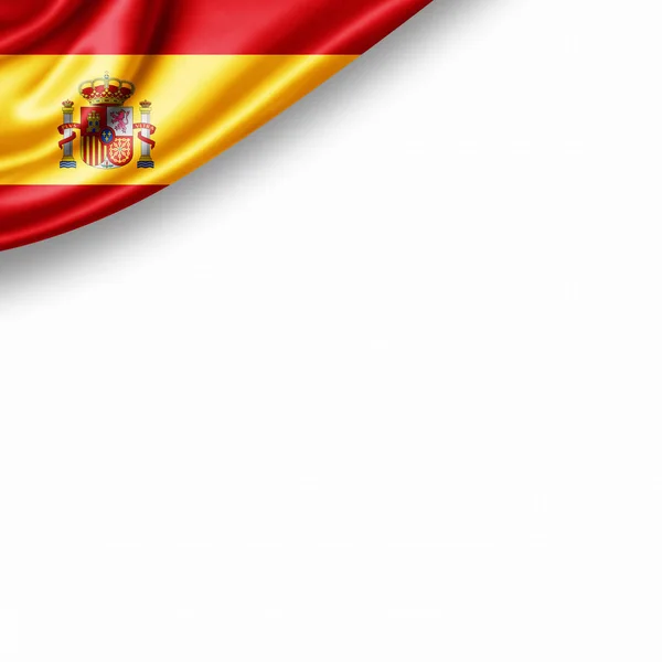 Bandeira Espanha Com Espaço Cópia Para Seu Texto Ilustração — Fotografia de Stock