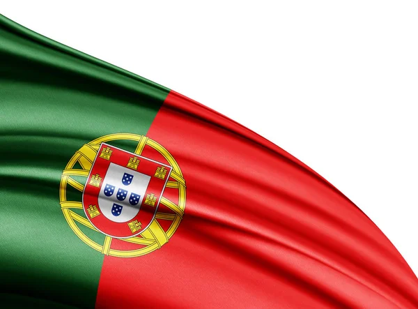 Bandeira Portugal Com Espaço Cópia Para Seu Texto Ilustração — Fotografia de Stock