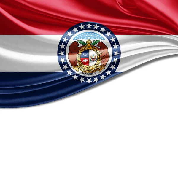Missouri Flag Mit Kopierplatz Für Ihren Text Oder Ihre Bilder — Stockfoto