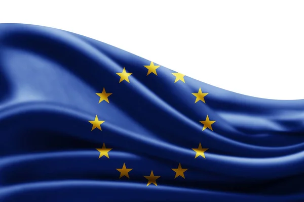 Unie Vlajka Evropa Kopií Prostor Pro Text Nebo Obrázky — Stock fotografie