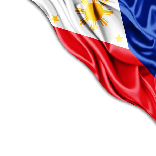 Bandera Filipinas Con Espacio Copia Para Texto Ilustración —  Fotos de Stock
