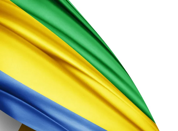 Flagge Von Gabon Mit Kopierraum Für Ihren Text Illustration — Stockfoto