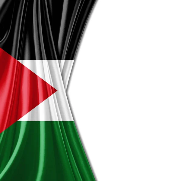 Flag Palestine Copy Space Your Text Illustration — Stock Photo, Image