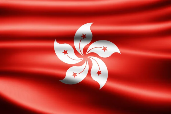 Flag Hong Kong Copy Space Your Text Illustration — Stock Photo, Image