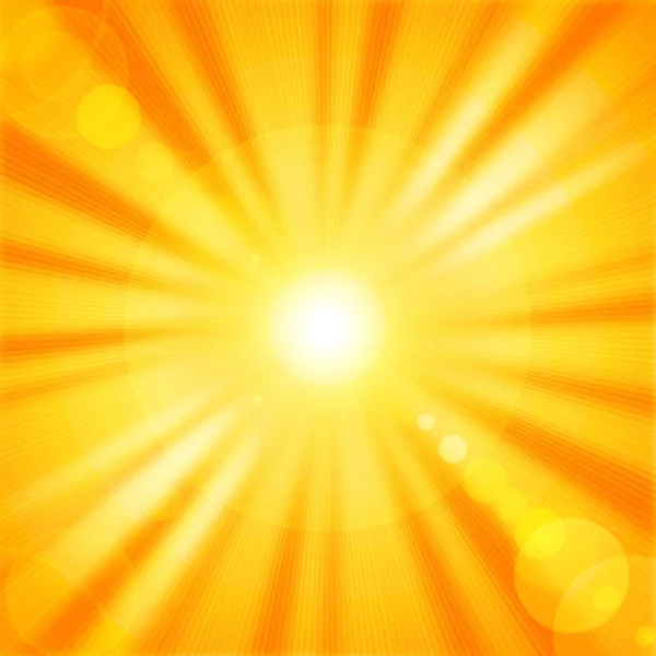 Sonne Mit Strahlen Abstrakter Hintergrund Illustration — Stockfoto