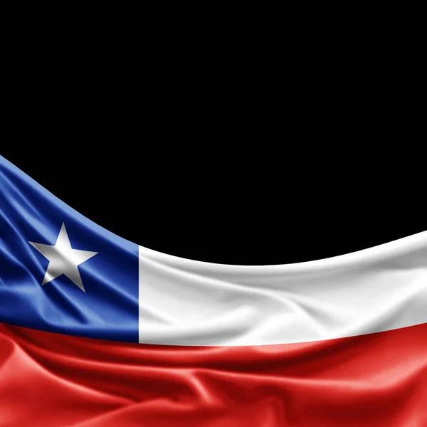 Bandera Chile Con Espacio Copia Para Texto Ilustración — Foto de Stock