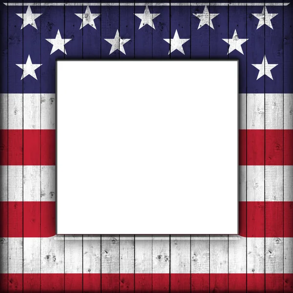 Usa Zászló Másol Hely Szöveg Vagy Képek — Stock Fotó