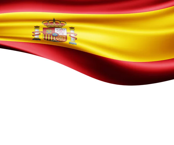 Bandera España Con Espacio Copia Para Texto Ilustración —  Fotos de Stock