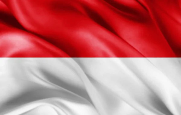 Flagge Indonesiens Mit Kopierplatz Für Ihren Text Illustration — Stockfoto