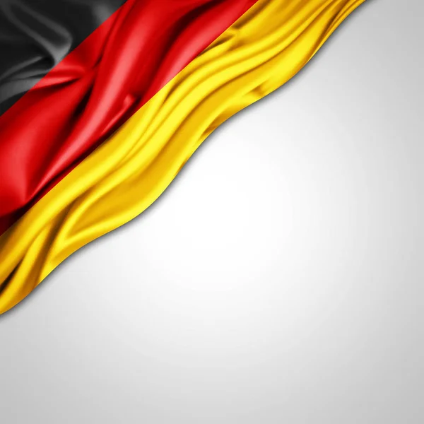 Σημαία Της Γερμανίας Αντίγραφο Χώρο Για Κείμενο Απεικόνιση — Φωτογραφία Αρχείου