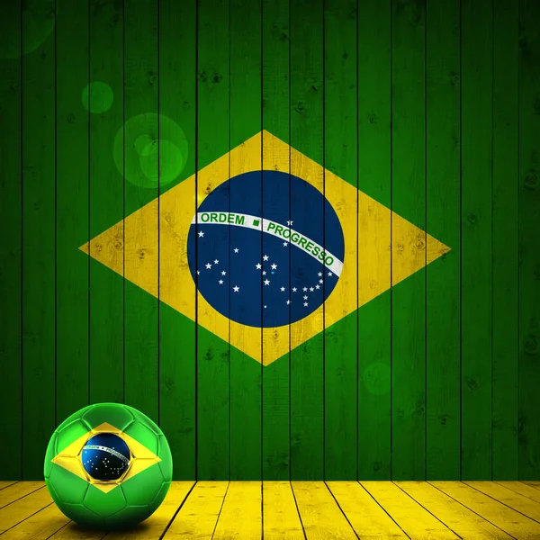 Flaga Brazylii Kopia Przestrzeń Dla Tekstu Lub Obrazów — Zdjęcie stockowe