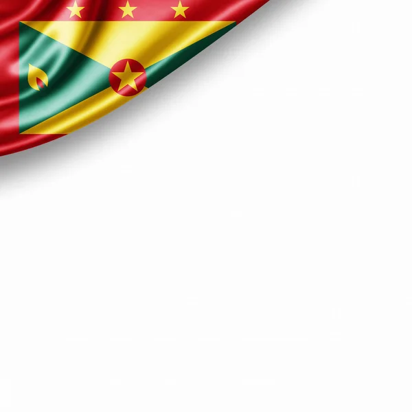 Vlag Van Grenada Met Kopie Ruimte Voor Tekst Illustratie — Stockfoto