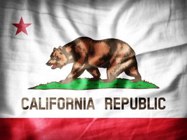 California bayrağı ile kopya alanı metin veya resimler 