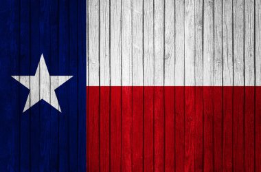 Texas arka plan kopya alanı için metin - 3d çizim ile    