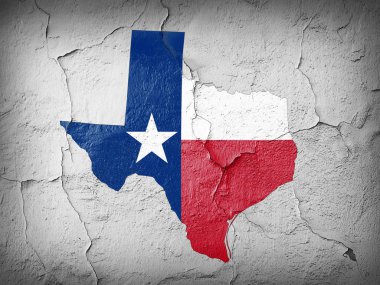 Texas arka plan kopya alanı için metin - 3d çizim ile    