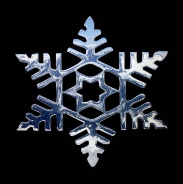 Siyah arka planda Noel kar tanesi, doku