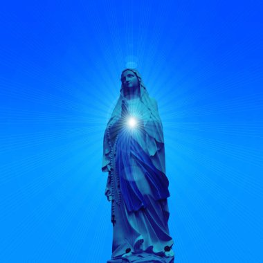 Mary bakire heykeli - dini