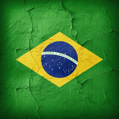 Brezilya bayrağı ile kopya alanı metin veya resimler