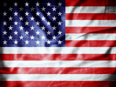 ABD bayrağı ile kopya alanı metin - 3d çizim için    