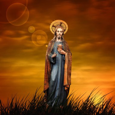 İsa İsa heykeli - dini