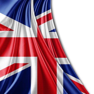 İpek kopya alanı metin veya resimler ile İngiltere bayrağı