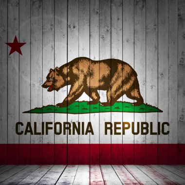 California bayrağı ile kopya alanı metin veya resimler 