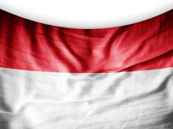 Σημαία Της Ινδονησίας Αντίγραφο Χώρο Για Κείμενο Απεικόνιση — Φωτογραφία Αρχείου