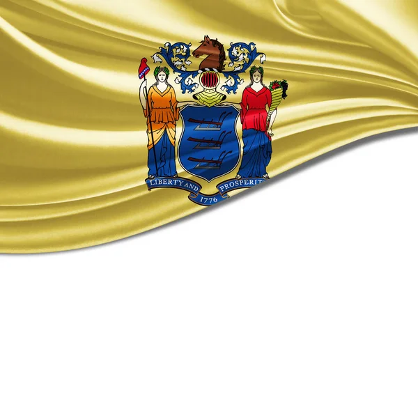 New Jersey Flag Copy Space Your Text Images — Stock Photo, Image