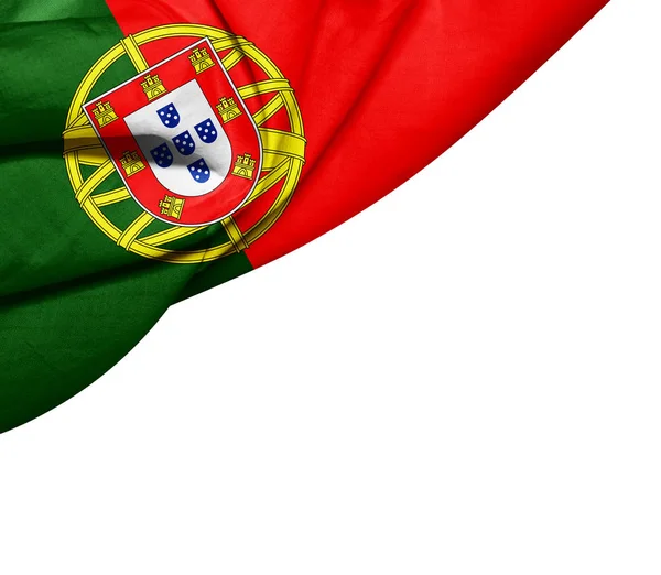 葡萄牙国旗与复制空间为您的文本 — 图库照片