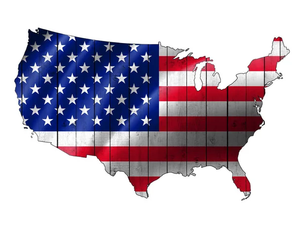 Flag Usa Copy Space Your Text Illustration — Stock Photo, Image