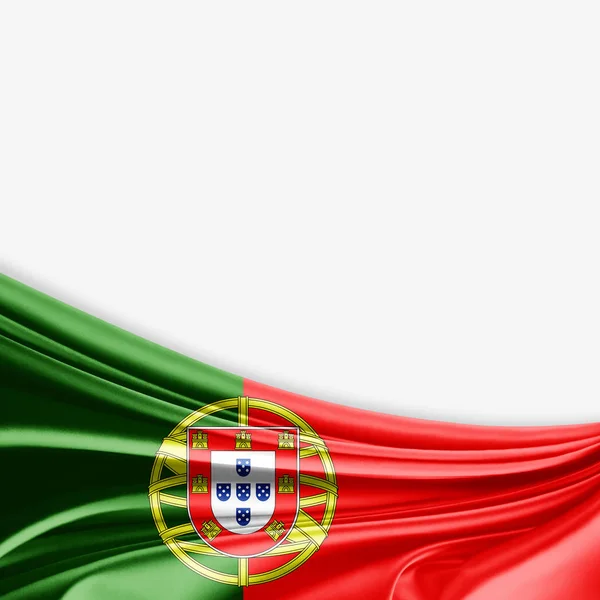 Bandera Portugal Con Espacio Copia Para Texto Ilustración — Foto de Stock