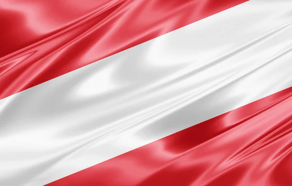 Flaga Austrii Kopia Miejsce Twój Tekst Ilustracje — Zdjęcie stockowe